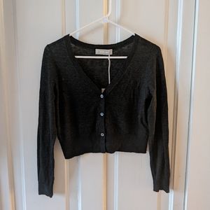 Everlane Featherweight Alpaca cropped cardigan